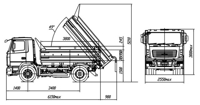 МАЗ-5550С3 Колос